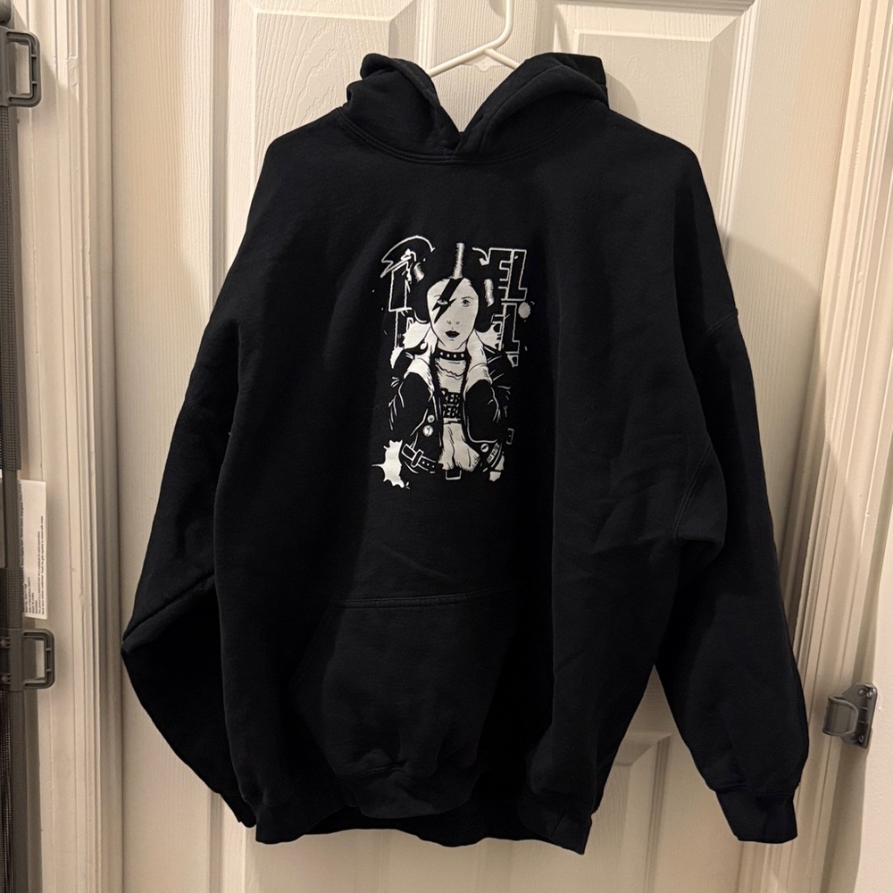 Princess Leia Rebel Rebel Black Hoodie
